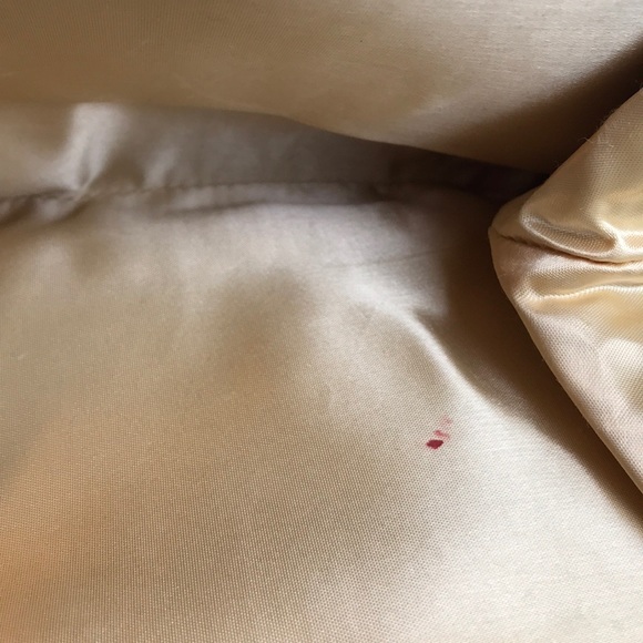 Vintage Black Satin Evening bag with crystal - Picture 5 of 7